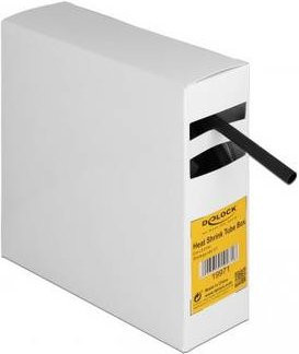 Delock 19971 Schrumpfschlauch Schwarz 6mm Schrumpfrate 3:1 - Bild 1