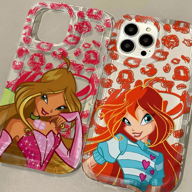 Winx Club Handyhülle für Samsung Galaxy S25 S24 S23 S22 S21 S20 S10 Note20 Note10 FE Ultra Plus 4G 5G transparent - Bild 1