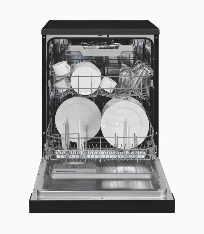 Geschirrspüler GSP6314-030C schwarz, freistehend mit Aquastop und automatischem Türöffnen, Edelstahl-Innenraum, B/T/H: 60,0 x 60,0 x 84,5 cm - Bild 4