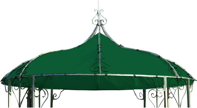 DEGAMO Ersatzdach für Pavillon BURMA aus Polyester, PVC-beschichtet, dunkelgrün - Bild 1
