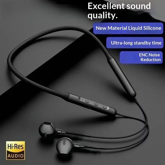 WAKAILONG Bluetooth-Kopfhörer mit Geräuschunterdrückung und HiFi-Stereo-Sound in Schwarz - Bild 1