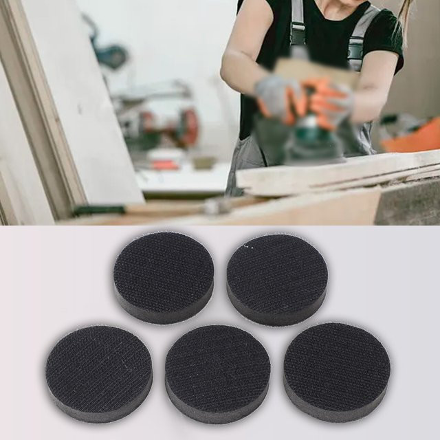 DAZZLEEX 5er-Pack weiche Schwamm-Zwischenlagen zur Vibrationsreduktion beim Konturschleifen, Durchmesser: 50 mm und 75 mm - Bild 1