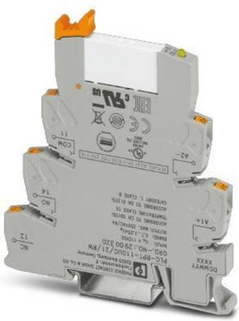 Phoenix Contact PLC-RPT-110UC/21/RW Relaisbaustein in Grau, Nennspannung 110 V/DC, Schaltstrom max. 6A, 1 Wechsler - Bild 1