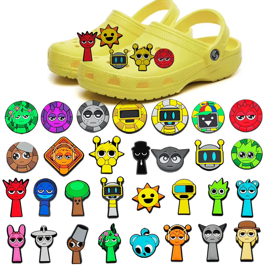 Sprunki Plüsch-Spiel-Schuh-Charms, Unisex - Bild 2