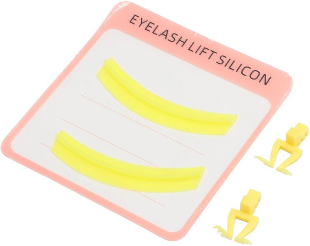 Koogeelife Wimpernverlängerungs-Separator Silikonpad, gelb, Unisex - Bild 1