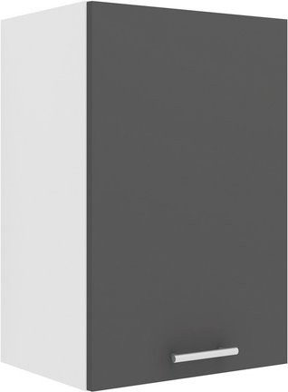 VCM Hängeschrank Esilo in Grau mit Türen und Regalböden, B: 40 cm, H: 60 cm, T: 31 cm - Bild 1
