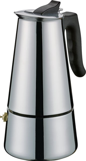 Espressokocher Cilio ADRIANA aus Edelstahl in Silber, B/T/H: 12,5 x 20,0 x 12,5 cm - Bild 1