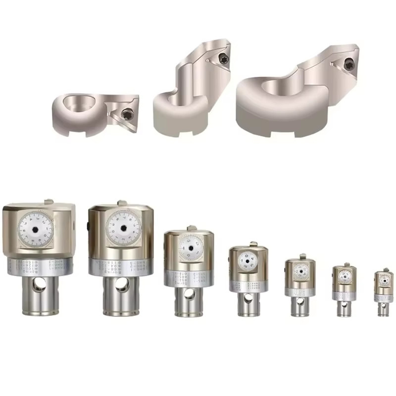 SYS Precision Verstellbarer feiner Bohrkopf RBH EWN Bit-Halter in Silber - Bild 2