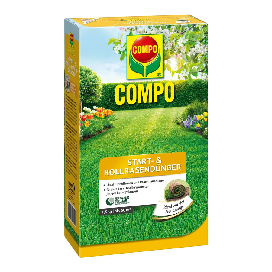 Compo Start-Rasen Langzeit-Dünger für Rasen, 1,5 kg - Bild 2