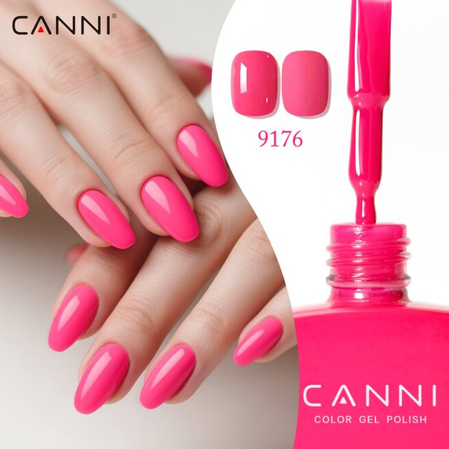 CANNI Nagel-Gel-Lack CC8, 9 ml, Glänzend, HEMA-frei - Bild 1