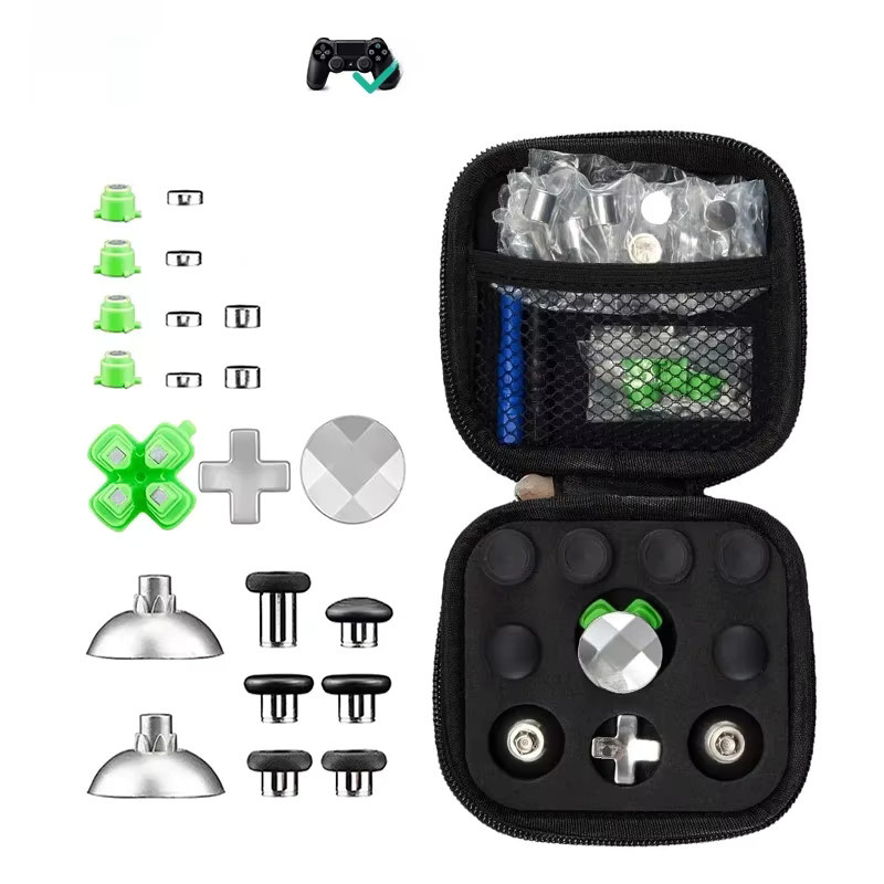 DATA FROG Magnetische Metall-Kugelknöpfe für PS5-Controller, höhenverstellbare D-Pads Ersatzteile und Zubehör - Bild 3