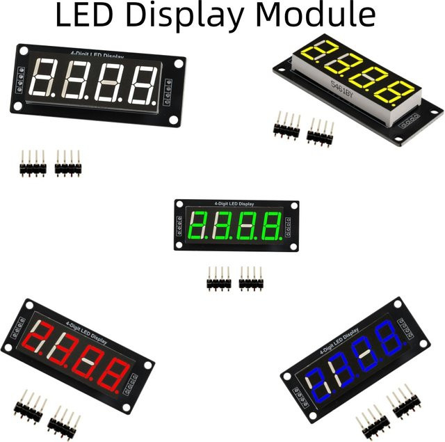 TM1637 Seamless Series 4-stelliges LED-Digitalröhrenmodul mit 0,56 Zoll Anzeige - Bild 1