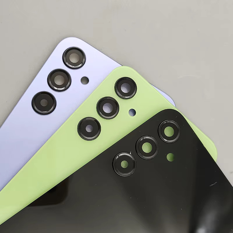 Samsung Galaxy A24 4G Ersatzgehäuse Rückseite mit Kameralinse in Schwarz und Multicolour für SM-A245F - Bild 2