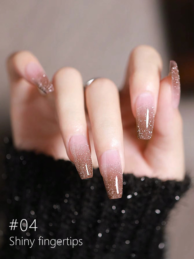 XEIJAYI Gel-Nagellack Diamant-Kollektion, 12 Farben, Holographischer Glitzer - Bild 5