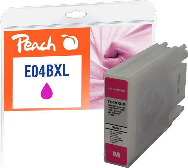 Peach E4B3m Druckerpatrone XL Magenta für Epson WorkForce Pro WFC 8100 und WFC 8190, ersetzt Epson T04B3 m und C13T04B34010 - Bild 1