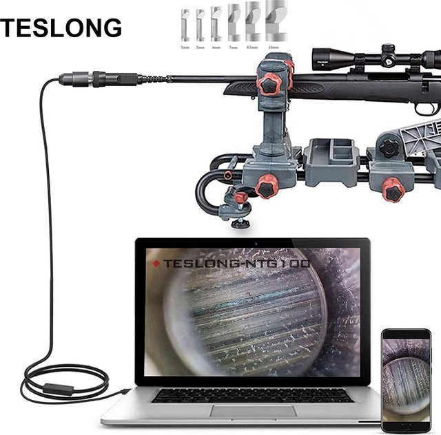 Teslong NTG100 Digitale Endoskop Kamera mit 5mm Objektiv und 8 Seitenspiegeln für Jagd und Reinigung - Bild 1