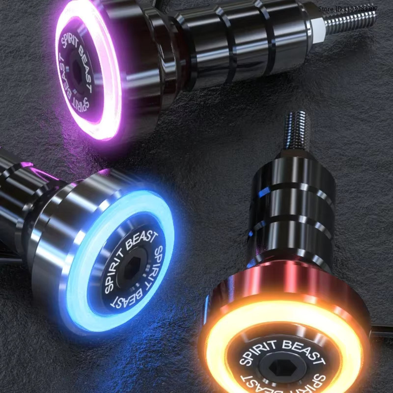 Benali Motorrad Zubehör LED Angel Eye Lampe für Kennzeichen und Pedale in Schwarz - Bild 2