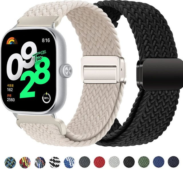 CHIICSMART Uhrenarmband Nylon, Bunt, Xiaomi Redmi Watch 5 4, Miband 9 8Pro - Bild 1