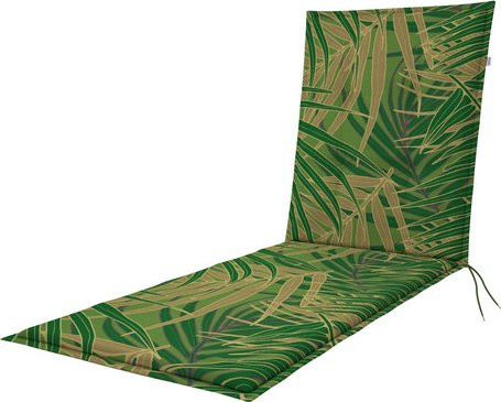DOPPLER Liegenauflage Living grün gesteppt mit Schaumstofffüllung L x B x H: 195 x 60 x 6 cm - Bild 1