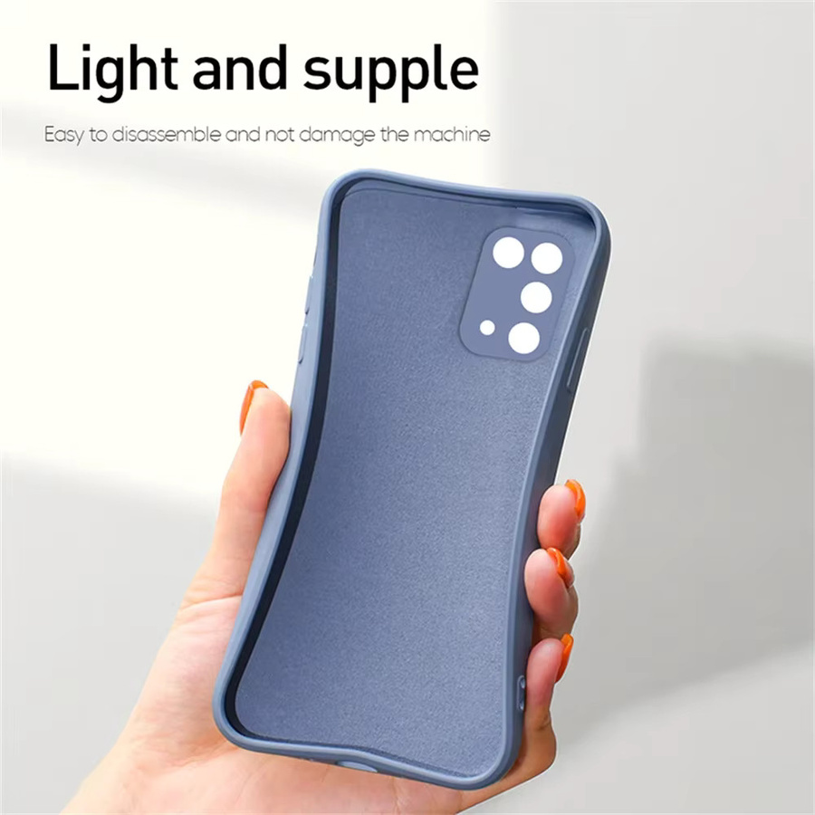 Stoßfeste matte Kamera Protector Soft Case für Xiaomi Poco X6 Pro 5G in Blau - Bild 5