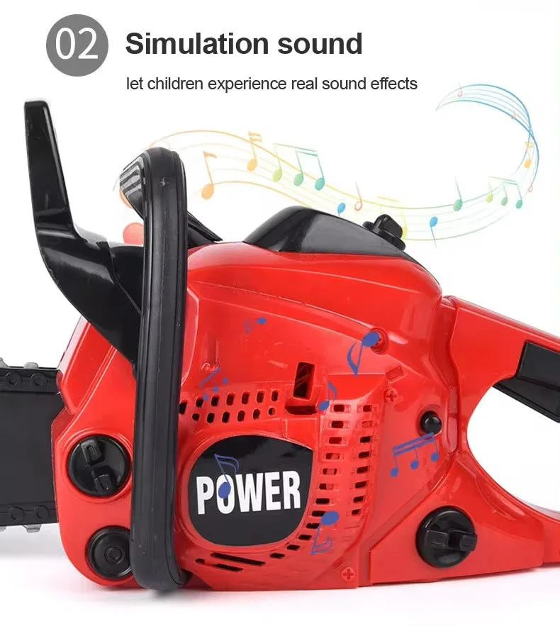 Yiran toy Elektronische Kettensäge Spielzeug mit Ton ab 3-6 Jahre - Bild 5