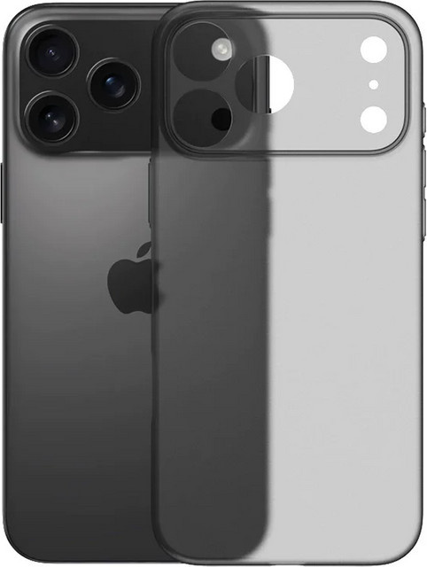 Matte und durchscheinende Handyhülle für Apple iPhone 17 16 15 14 13 Pro Max mit Objektivschutz in Weiß - Bild 1