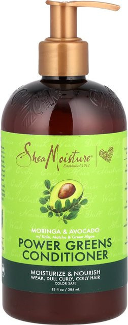 SheaMoisture Power Greens Spülung, Moringa & Avocado, 384 ml - Bild 1