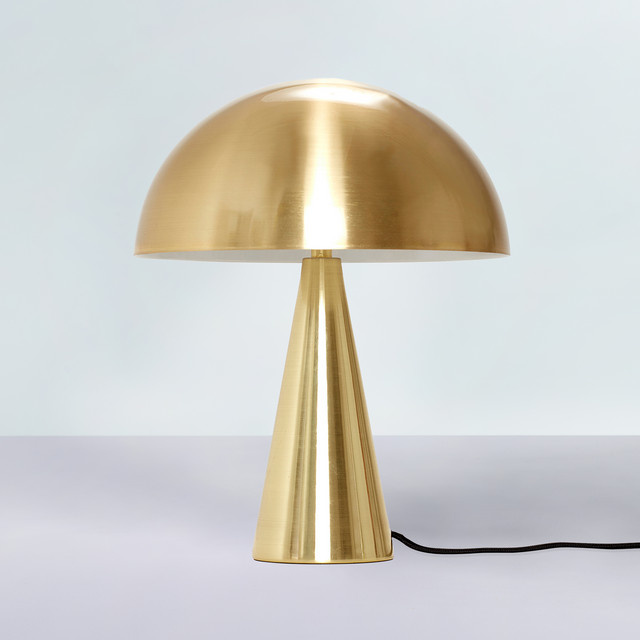 Hübsch Interior Tischlampe Mush in Messing mit Pilzform - Bild 1