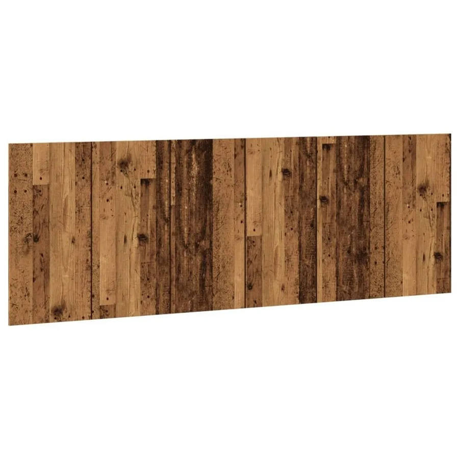 vidaXL Kopfteil zur Wandmontage in Altholz-Optik, braun, B: 240 cm, H: 80 cm, T: 1,5 cm - Bild 2