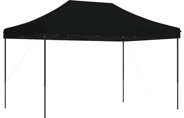 vidaXL Party-Zelt Schwarz B/T/H: 440 x 292 x 315 cm aus Oxford-Stoff und Stahl - Bild 1