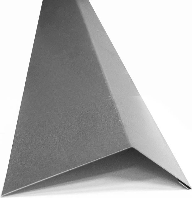Weka Traufblech aus Aluminium für Gartenhäuser Stella und Nika in Grau und Silber - Bild 1