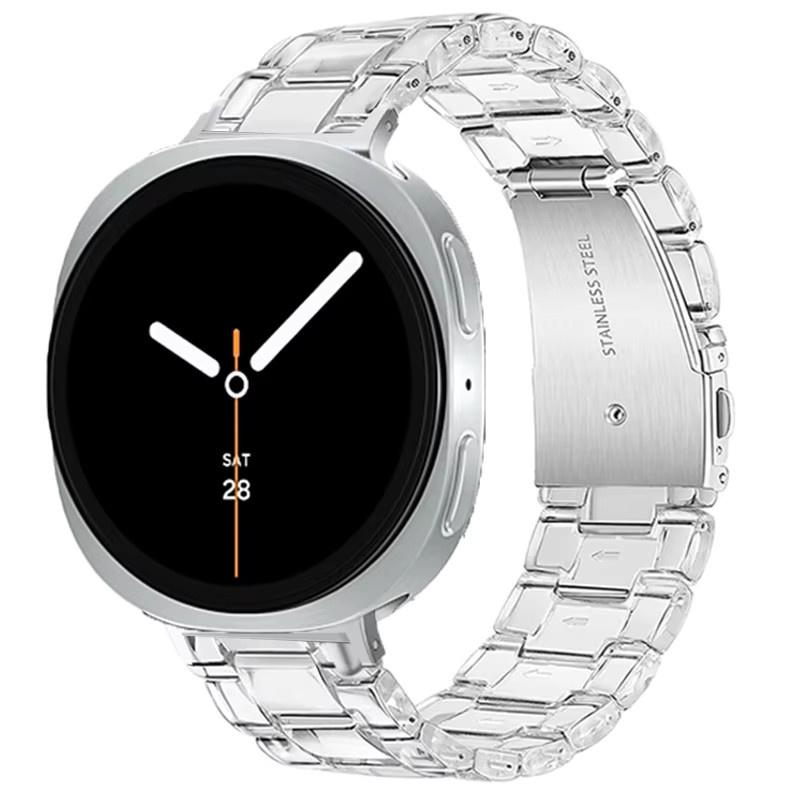 jansin Uhrenarmband Harz, transparent, Samsung Galaxy Watch 8, Unisex - Bild 1