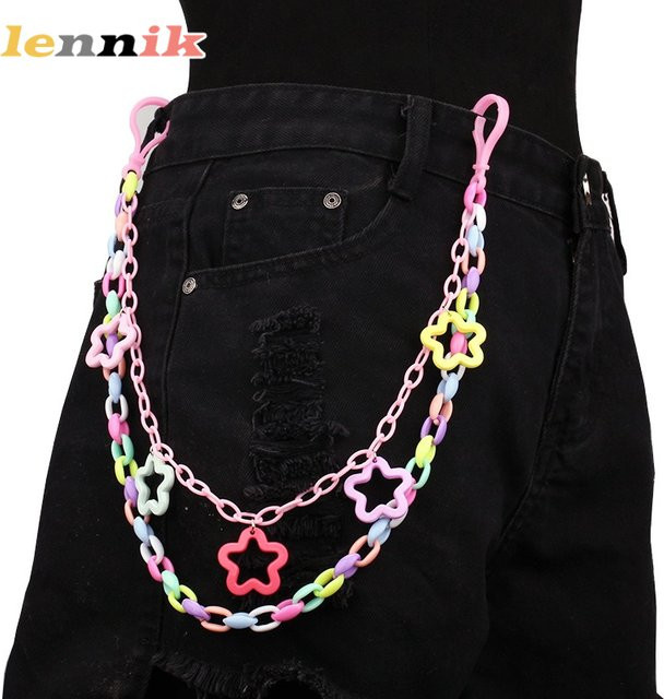 LENNIK Hosenkette Acryl, Bunt, Damen - Bild 1