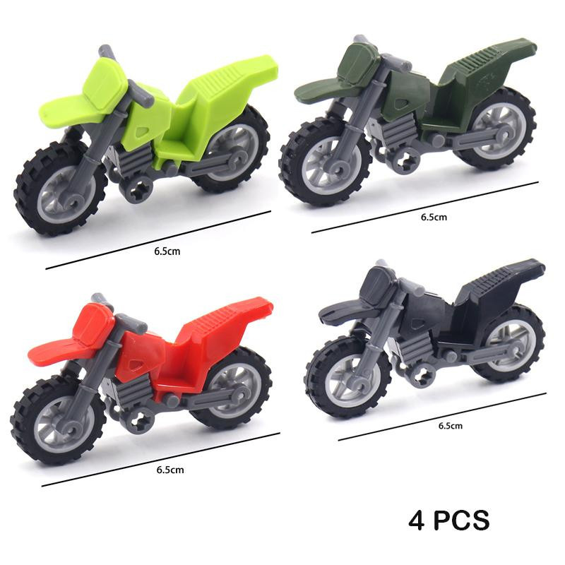 Yiran Toy Militärmotorrad Bausteinfahrzeug Zubehör 6–12 Jahre - Bild 2