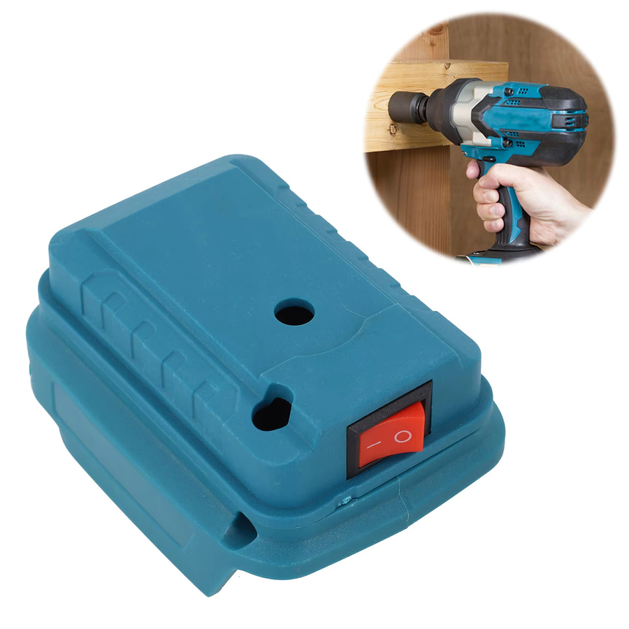 Makita Kunststoff Batterie Adapter Anschlussklemmenblock für BL1830 BL1860 BL1815 Lithium Akkus in Schwarz - Bild 4