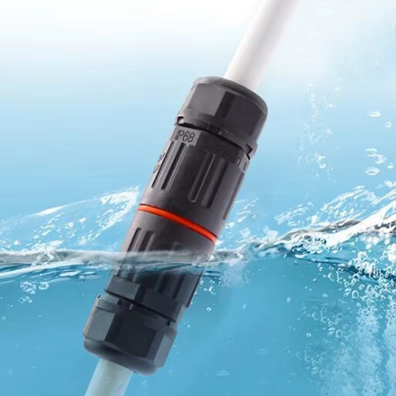 SD&HI Industrieller wasserdichter elektrischer Kabelverbinder IP68 in Schwarz - Bild 3