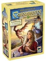 Carcassonne - Burgfräulein und Drache Brettspiel Erweiterung von Asmodee - Bild 1