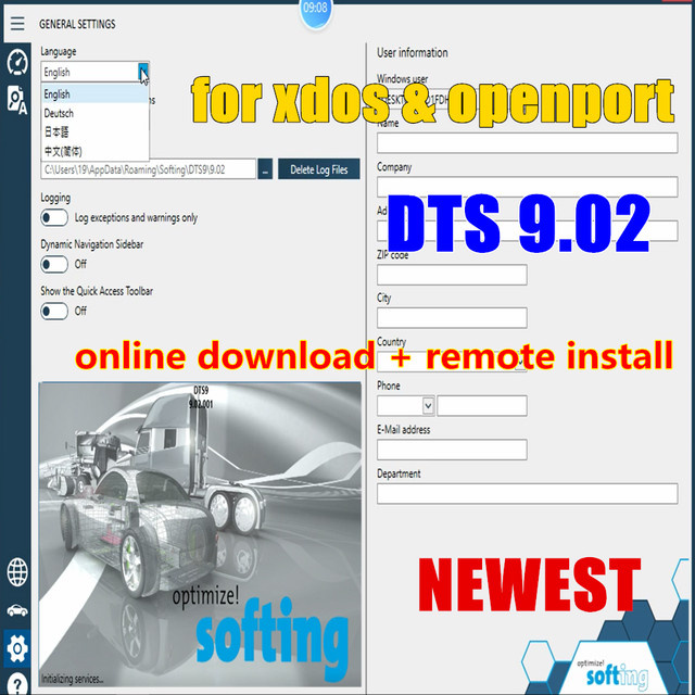 DTS Multiplexer VCI für MB Star C4 C5 C6 mit DTS Monaco V9.02 und DTS V8.16 für Openport Remote Online Installation und Aktivierung - Bild 1
