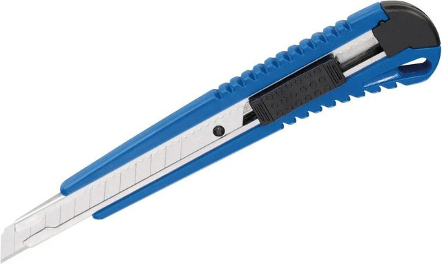 LUX-TOOLS Cuttermesser mit 9 mm Klingenbreite und Kunststoffgehäuse - Bild 1