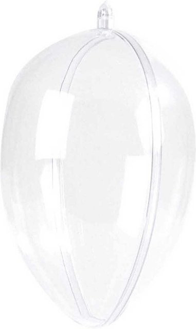 Rico Design Kunststoffei transparent, Höhe: 6 cm - Bild 1