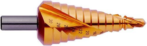 Exact HSS Stufenbohrer mit TiN-Beschichtung in Gold, Gesamtlänge: 98 mm - Bild 1