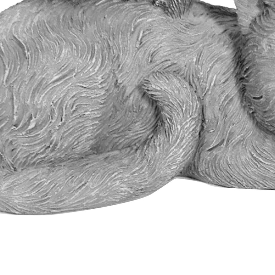 Gartenskulptur mfySpace Engel als Haustier Denkmal Statue aus Kunstharz für Katzen und Hunde - Bild 4