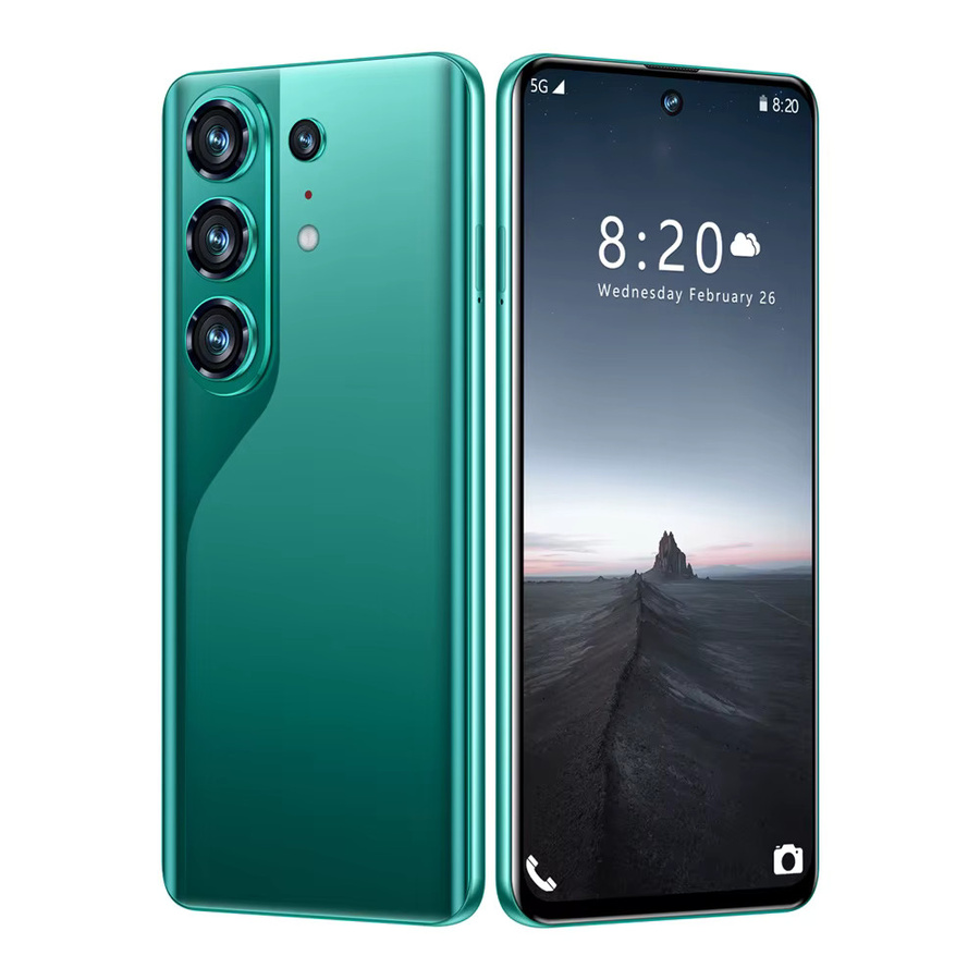 CHOTOG S26 Ultra Smartphone Android 5G mit 7,3 Zoll HD Display, 22GB RAM, 2TB Speicher, 7800mAh Akku und 16+48MP Kamera in Grün - Bild 5