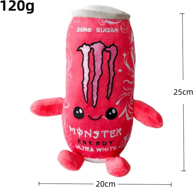 Bandai Monster Energy Dose Plüschtier, Stoffpuppe, 25cm - Bild 1