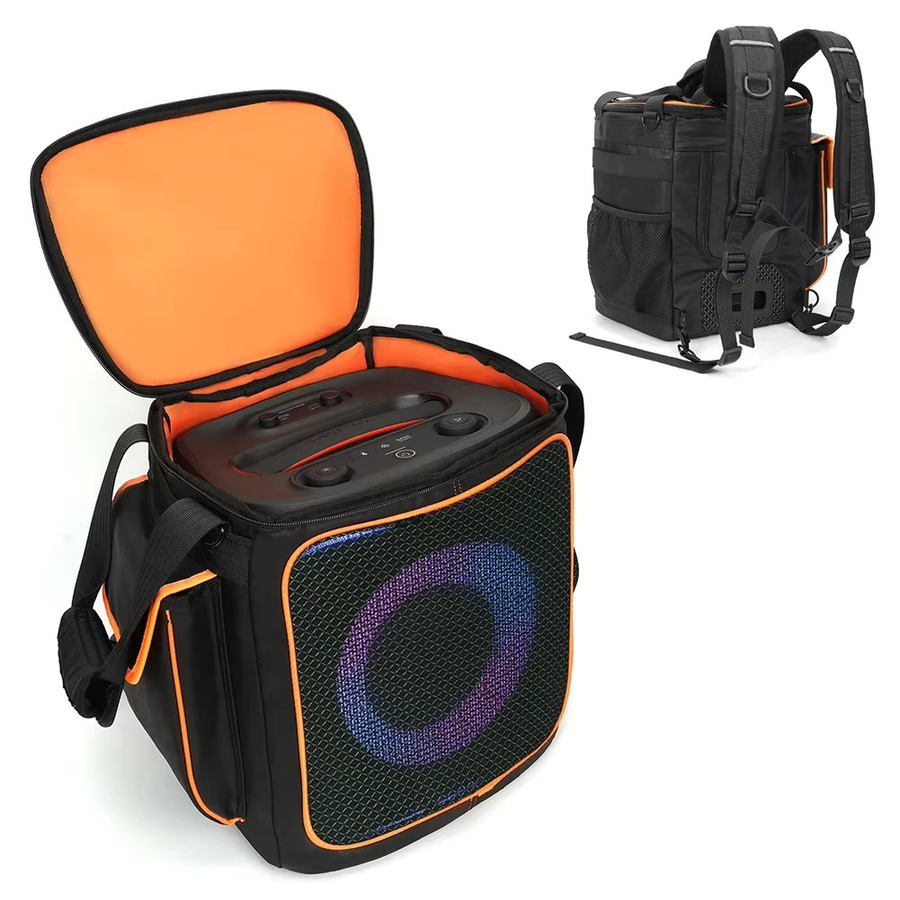 EVA Lautsprecher Rucksack für JBL Partybox Encore Schutzhülle in Schwarz mit Doppel-Schulterriemen - Bild 3