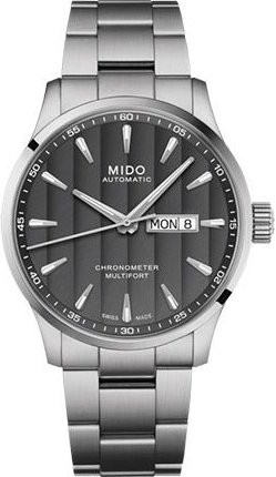 Mido Armbanduhr Automatik, Edelstahl, Grau, Herren - Bild 1