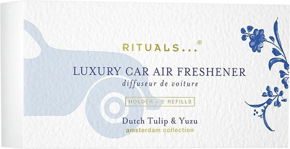 RITUALS Car Air Freshener Duftnote Floral in Transparent und Weiß, 2er Pack - Bild 1