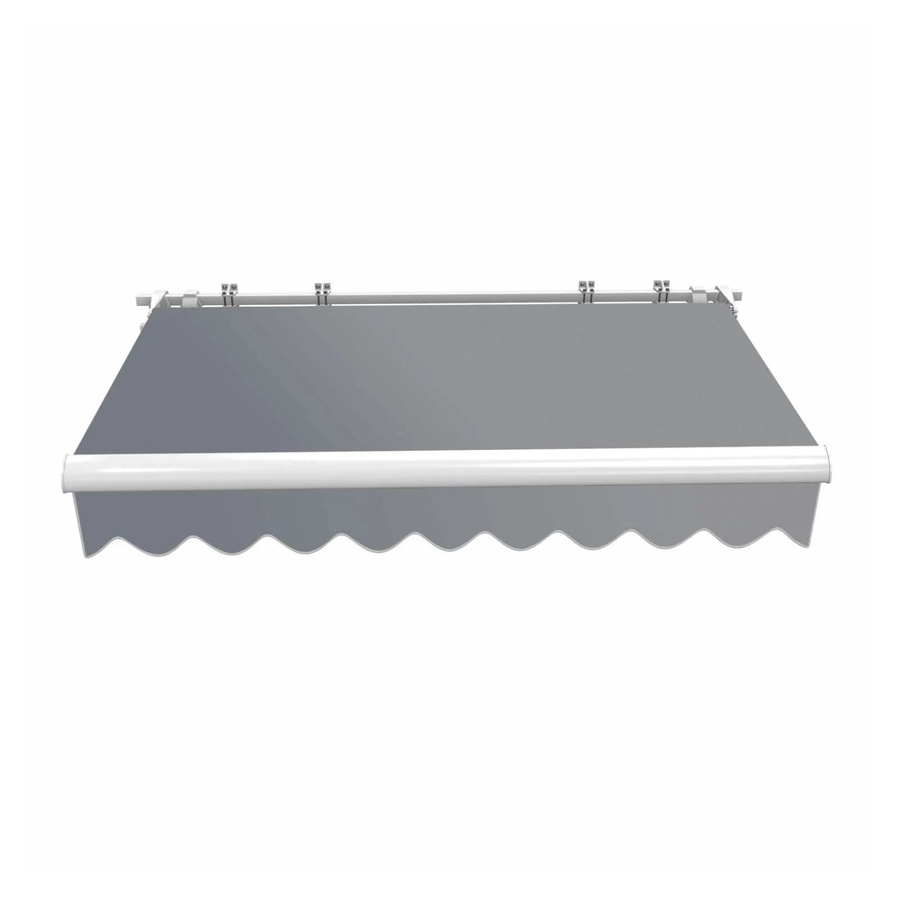 Wiltec Toboli Gelenkarmmarkise in Anthrazit mit UV-Schutz UPF 50 plus, Wandmontage, Breite: 250 cm, Ausladung: 200 cm - Bild 2