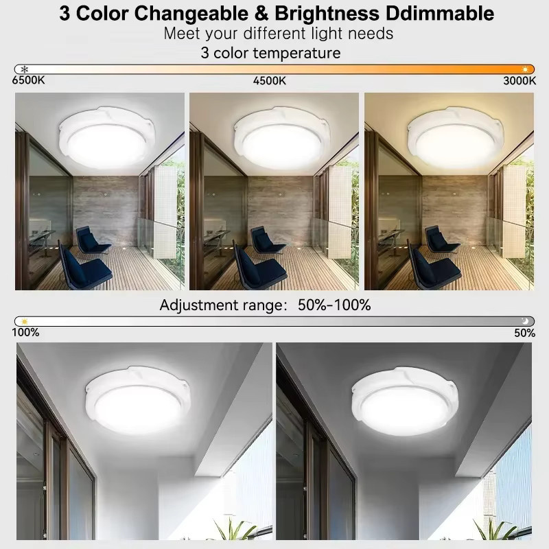VENUSWING LED-Solar-Deckenleuchte in Weiß mit Fernbedienung und RGB-Funktion für Garten und Außenbereich - Bild 2