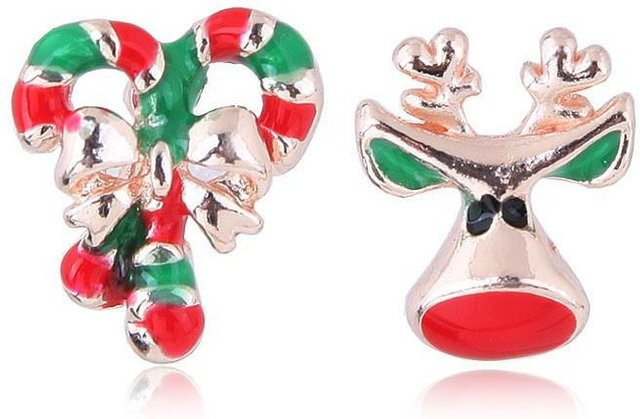Ohrringe Messing, Diamant, Weiß, Damen - Bild 1